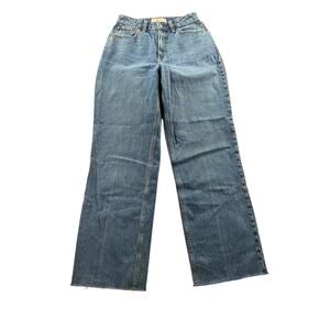 Abercrombie & Fitch The Loose High Rise Curve Love Jeans Sz 26 Medium Wash